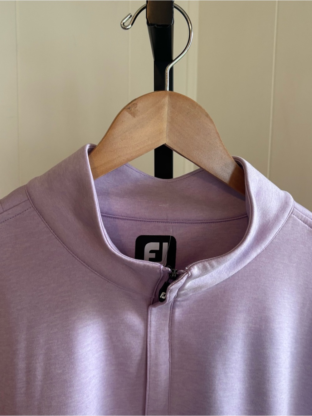 FootJoy Heather Yoke Half Zip Golf Vest Lavender Men’s XL NWT